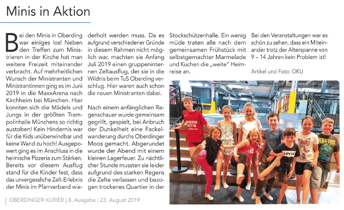 2019-08-23_Pressebericht_Ausflug_Minis_Oberding_Oberdinger_Kurier_03