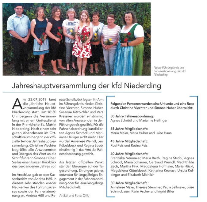 2019-08-23_Pressebericht_Jahreshauptversammlung_kfd_Niederding_Oberdinger_Kurier_04