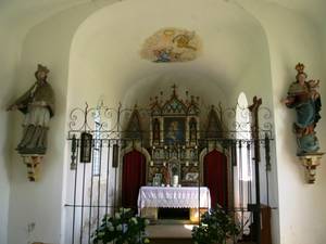 Kapelle in Petzgersdorf von innen