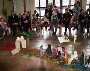 Bodenbild und Situation eines Kindergottesdienstes