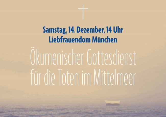 Ökumenischer Gottesdienst für die Toten im Mittelmeer