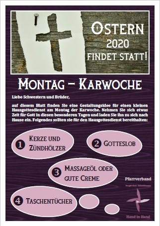 KarwocheMontag_Start