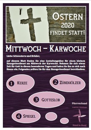 KarwocheMittwoch_Start