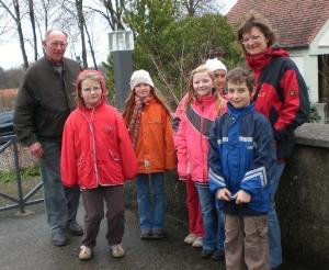 Gruppe bei der Kirchenführung