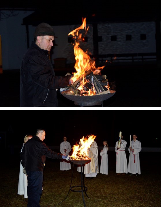 Bilder vom Osterfeuer