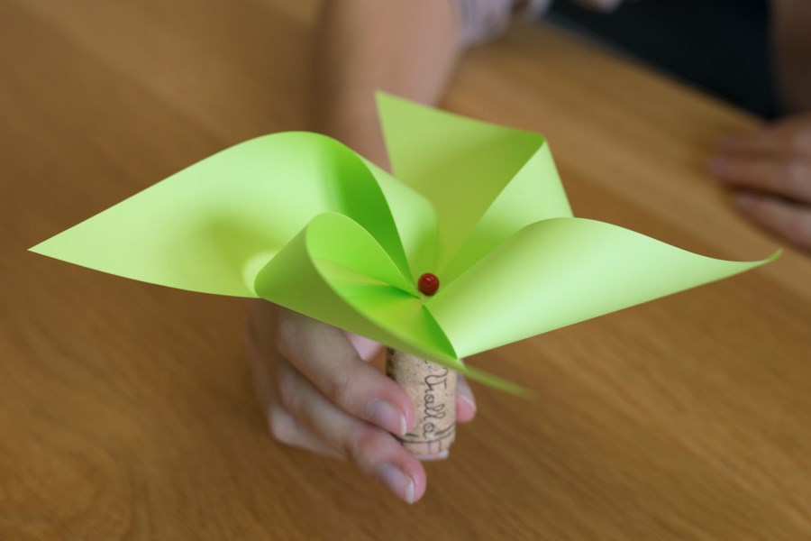 Windrad aus Papier basteln