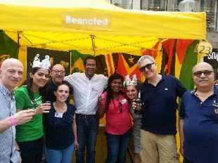 Gruppe beim Bennofest