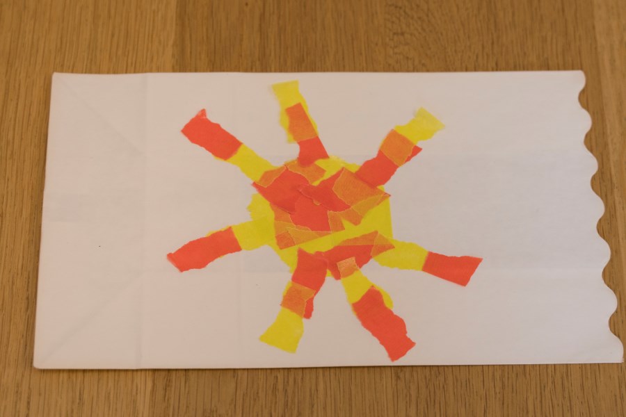 Lichtttüte aus Papier basteln