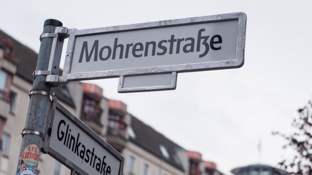 Bild Straßenschild Mohrenstraße Berlin