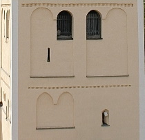 Detail des Kirchturms von St.Johannes