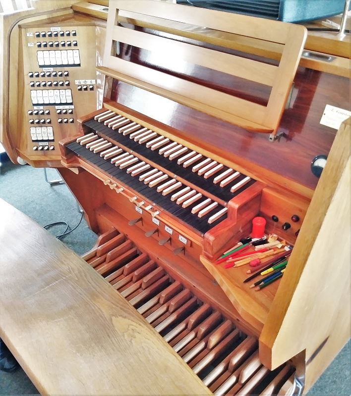 St.Johannes-Orgel Spieltisch