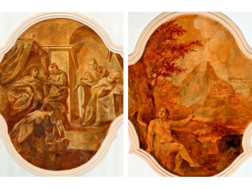 St.Johannes, Fresken (gelb)
