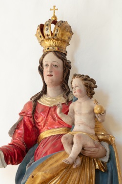 Altmühldorf, St. Laurentius, Rosenkranzmadonna, 17. Jh.,