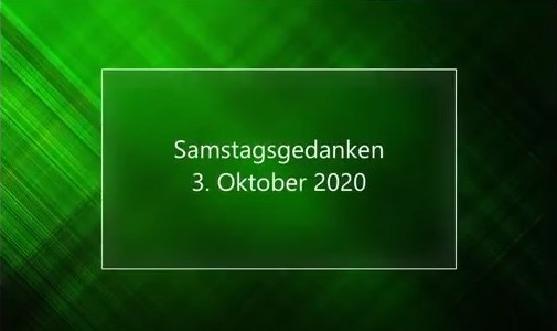 Video_Samstagsgedanken_20201003_Start