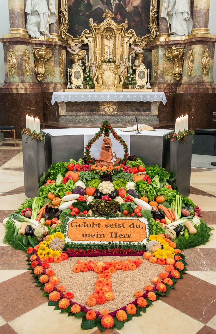 Erntedankfest in der Pfarrkirche Rott am Inn