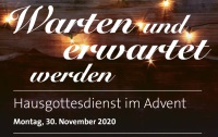 Hausgottesdienst 2020