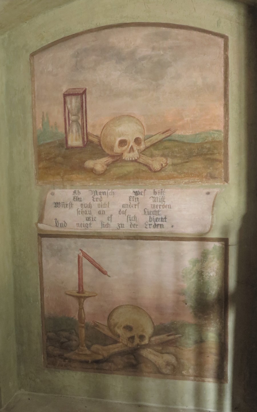 Buch am Buchrain, St. Martin, Karnernische, Nordwand