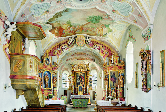 Kirche St. Martin Ottendichl Innenraum