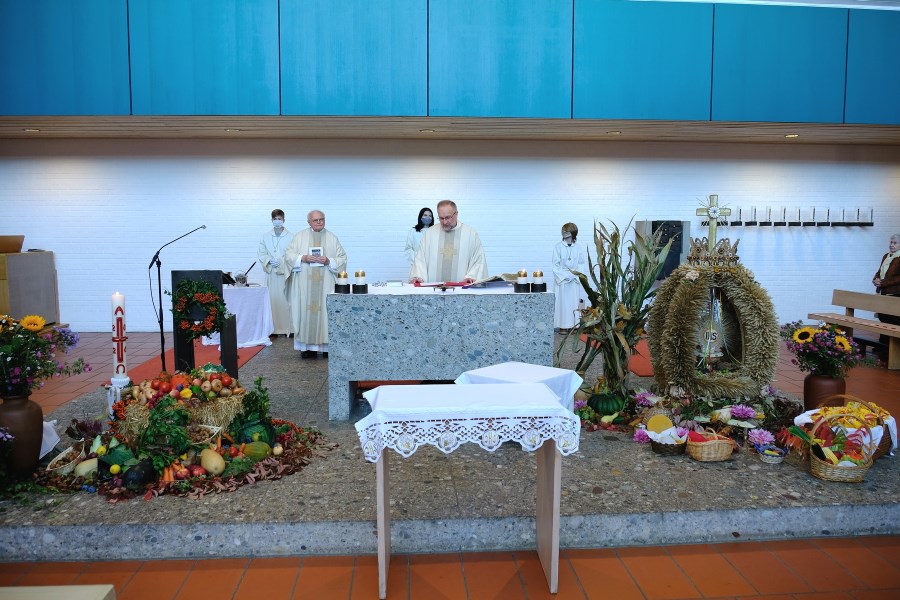 Erntedank Altar