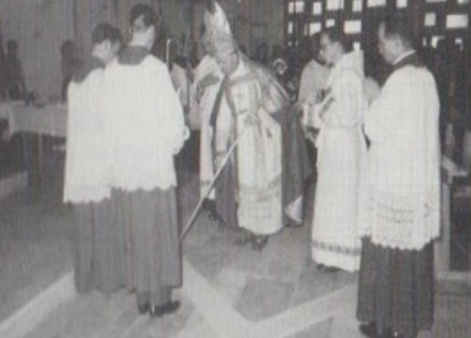 Weihe der Kirche durch Kardinal Wendel 1959