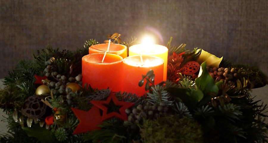 Adventskranz: 1. Advent