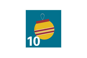 10 Advent Kachel