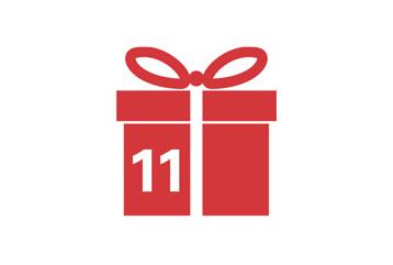 11 Advent Kachel