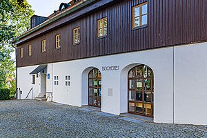 Kachel "Bücherei" (Sommer)