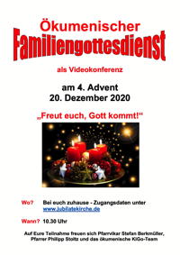 Plakat Ökumenischer Familiengottesdienst