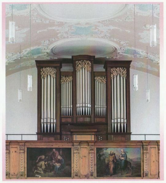 Ansicht  Jocher Orgel Maria Egg Peiting