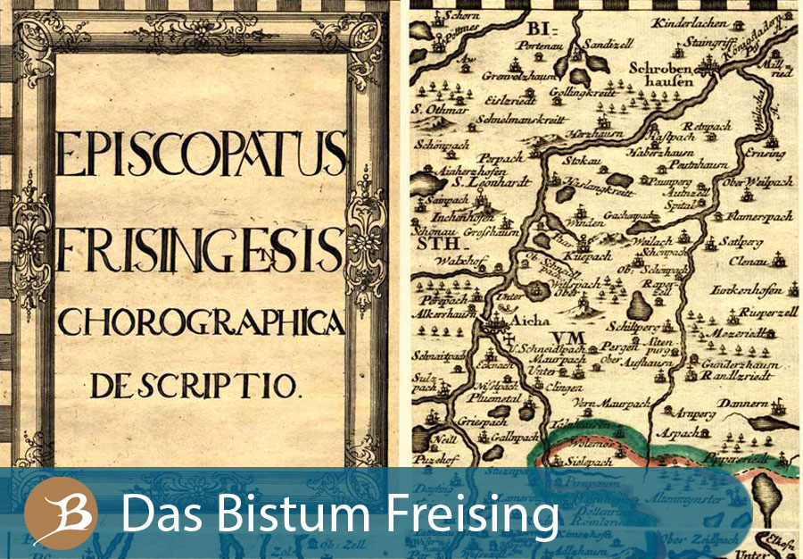 Grafik Das Bistum Freising