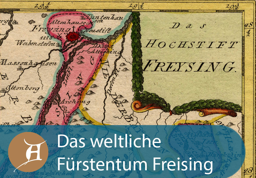 Grafik Das weltliche Fürstentum Freising