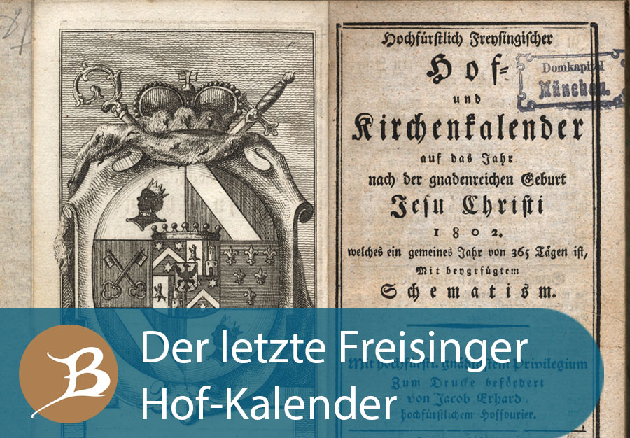 Grafik Der letzte Freisinger Hof-Kalender