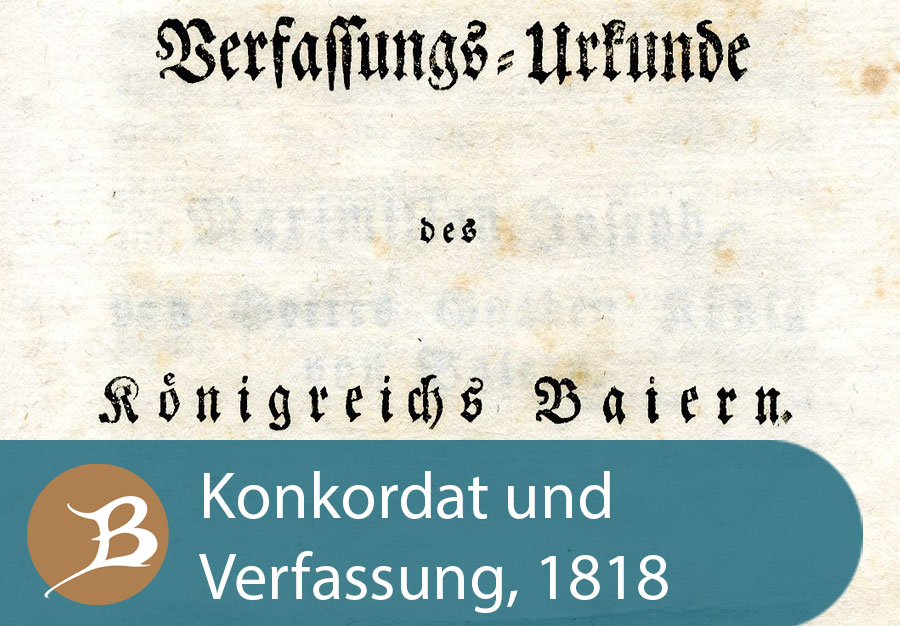 Grafik Konkordat und Verfassung 1818