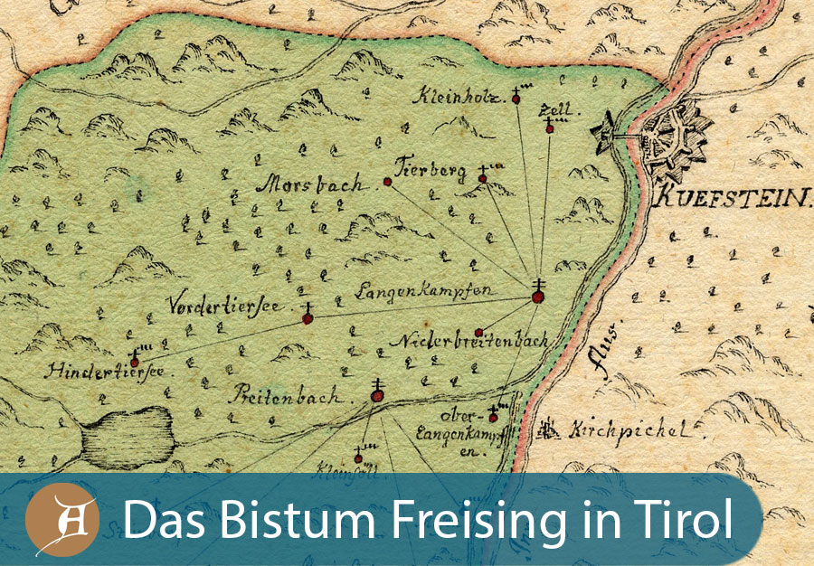 Grafik Das Bistum Freising in Tirol