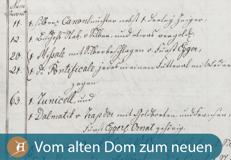 Grafik Vom alten Dom zum neuen