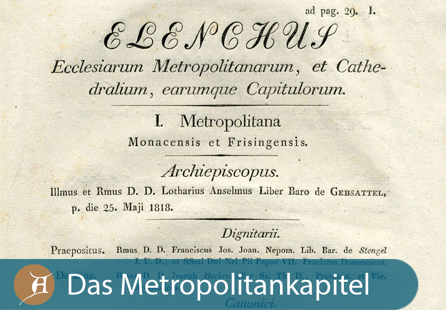 Grafik Das Metropolitankapitel