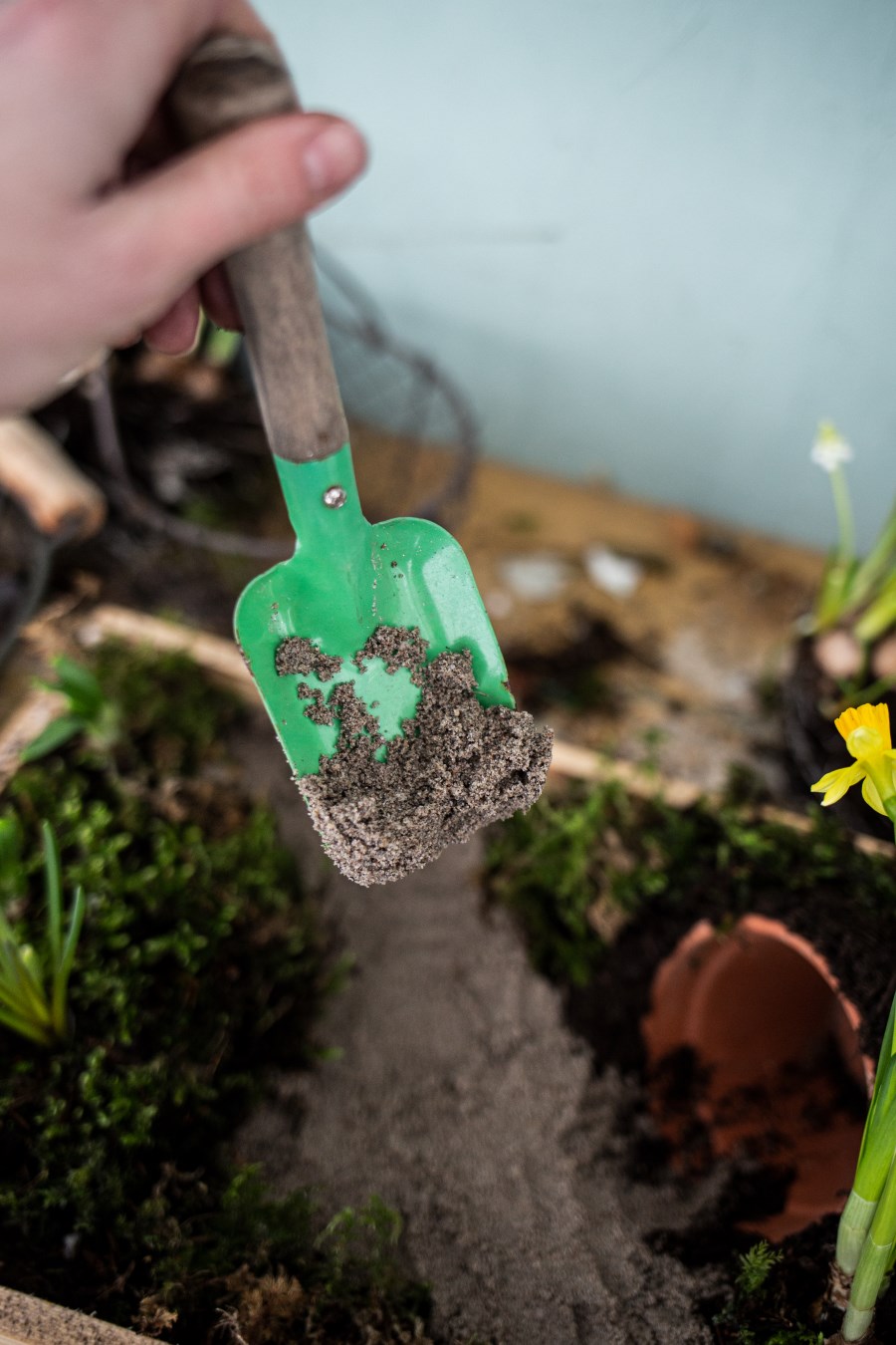 Gestaltung eines Ostergartens