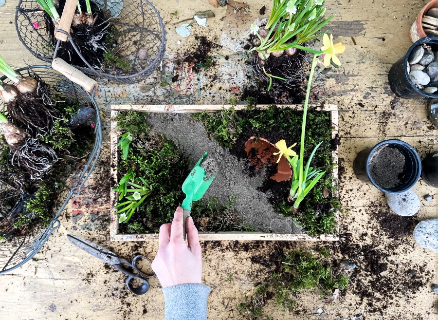 Gestaltung eines Ostergartens