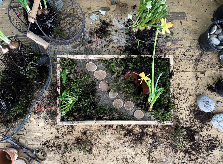 Gestaltung eines Ostergartens