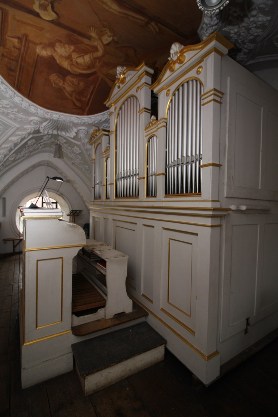 Foto der Orgel in der Alten Kirche