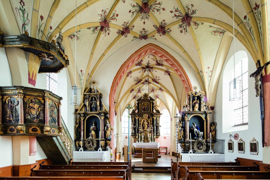 Innenansicht von der Fililalkirche Hohenthann