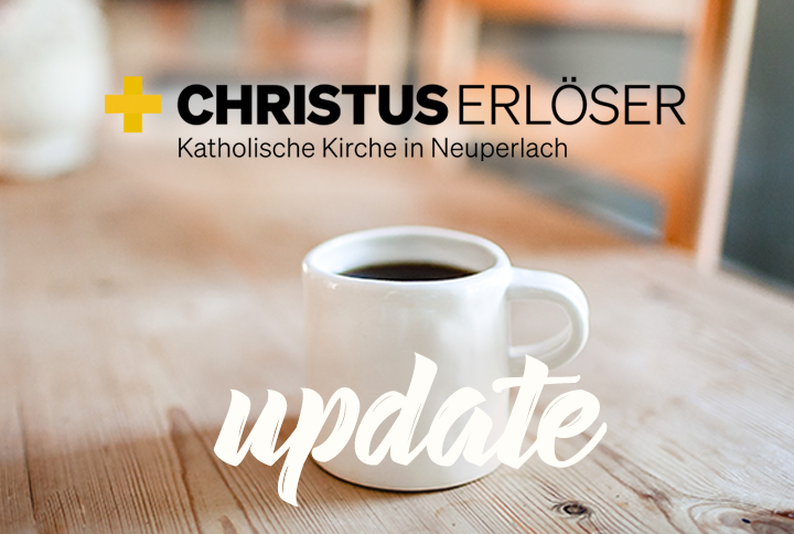 Kaffetasse Schrift Christus Erlöser Update