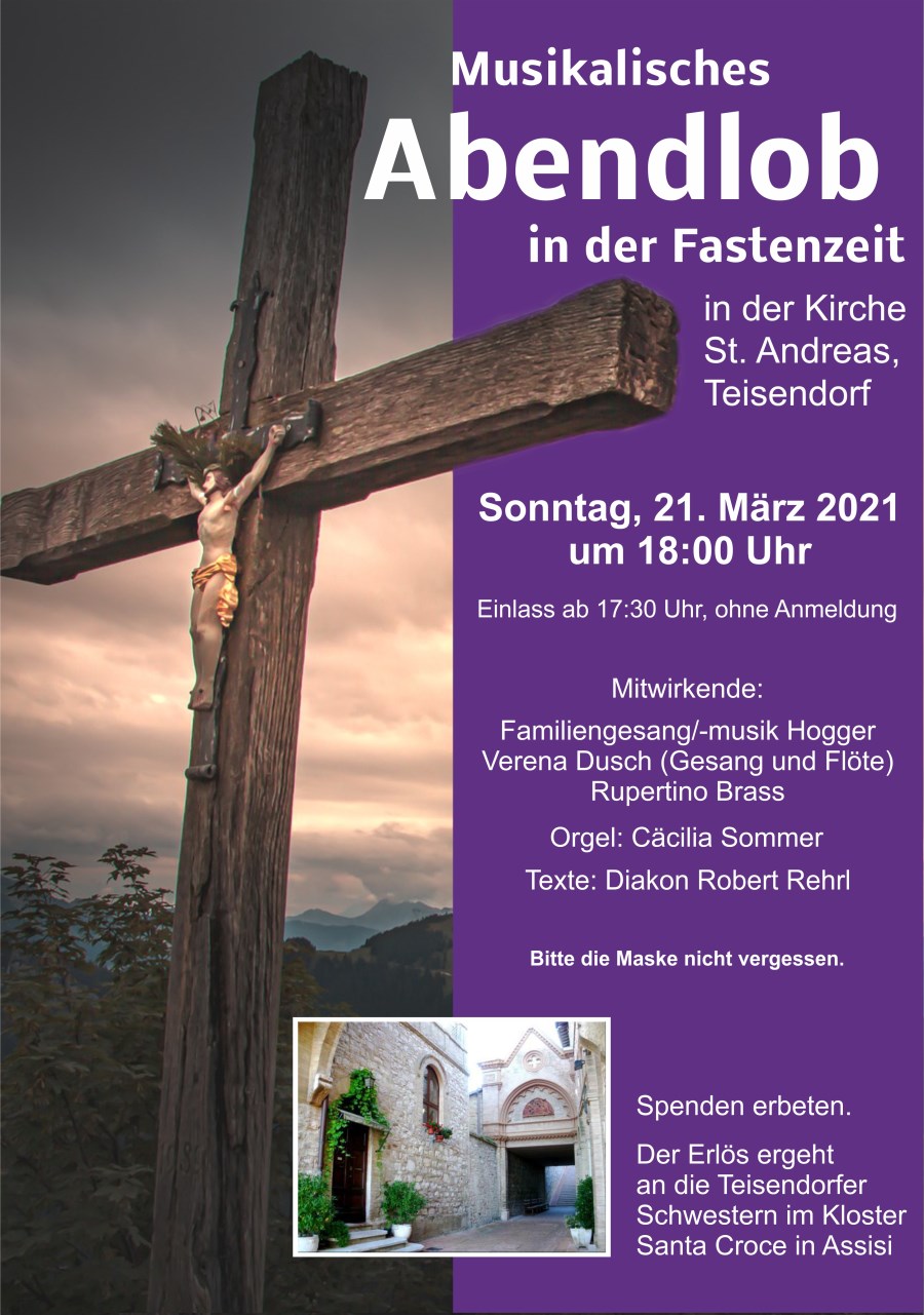 St. Andreas_Plakat_Abendlob_Fastenzeit_2021