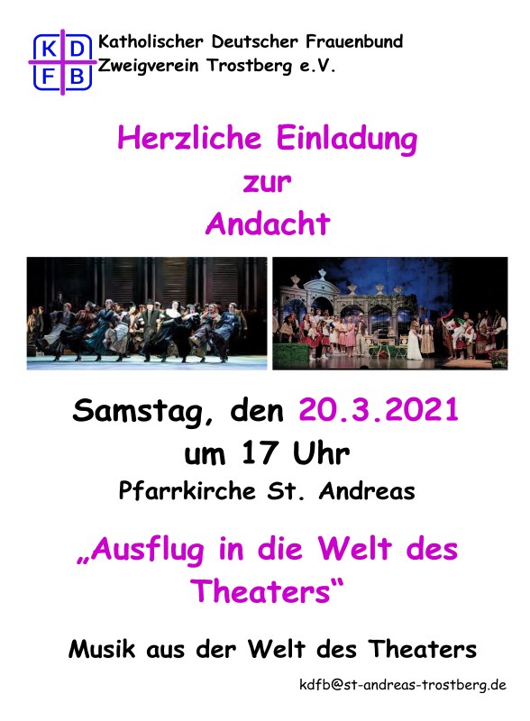 KDFB Trostberg

Ausflug in die Theaterwelt