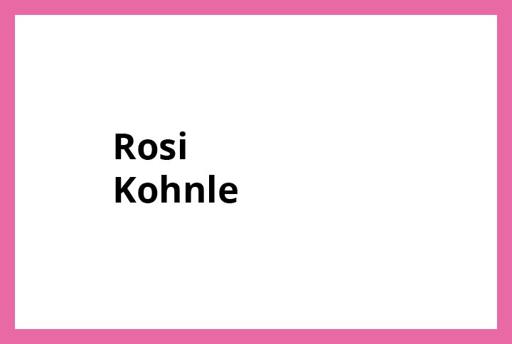Rosi Kohnle