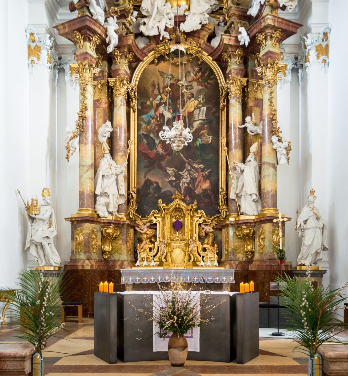 Palmsonntag in der Pfarrkirche Rott am Inn