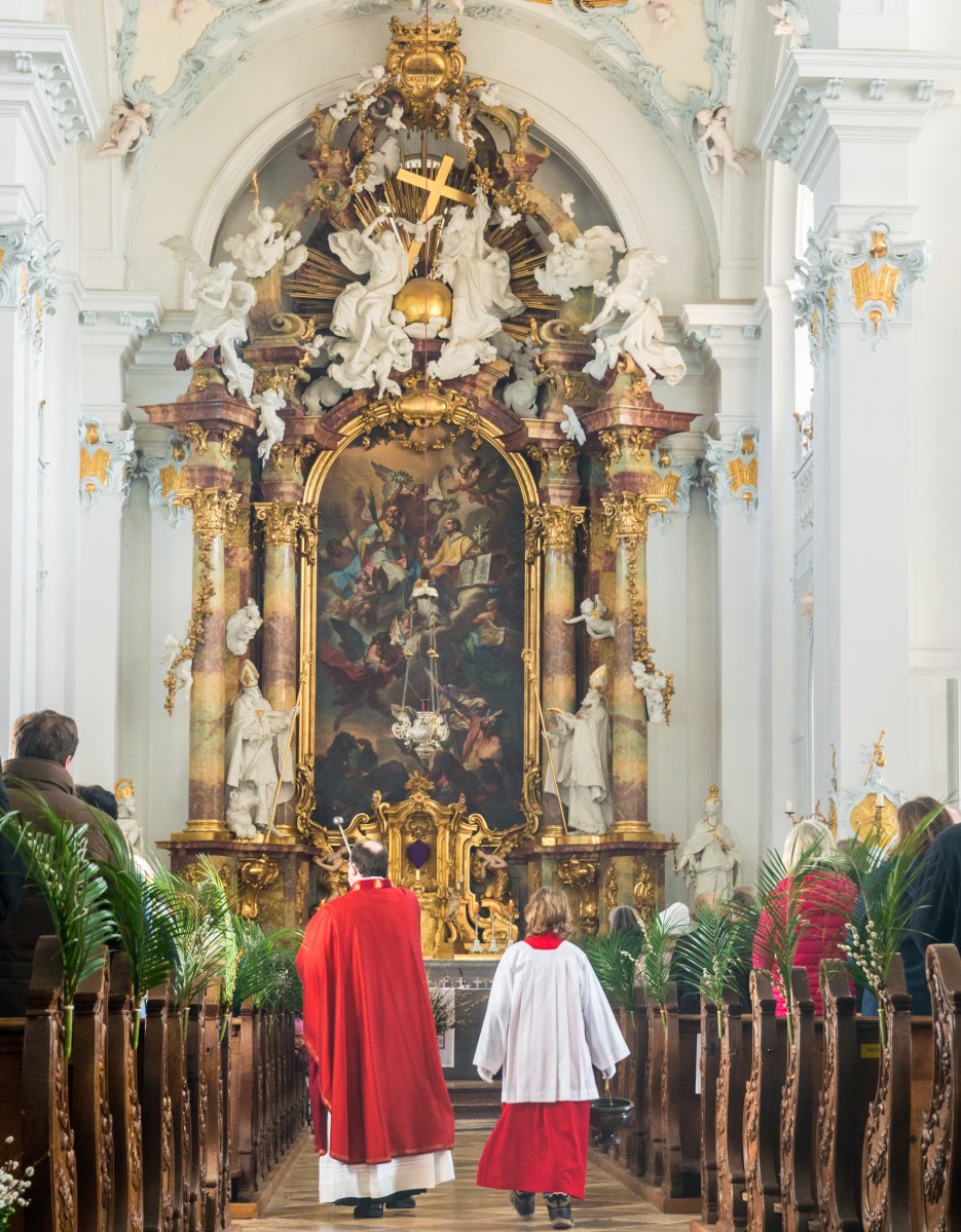 Palmsonntag in der Pfarrkirche Rott am Inn