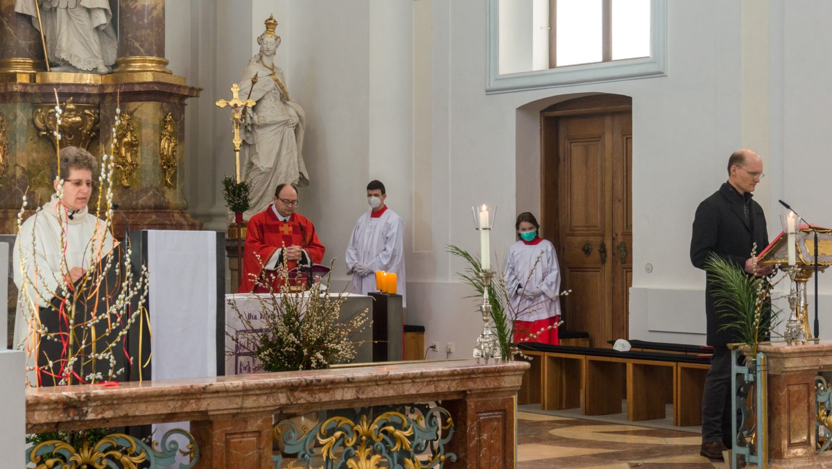 Palmsonntag in der Pfarrkirche Rott am Inn