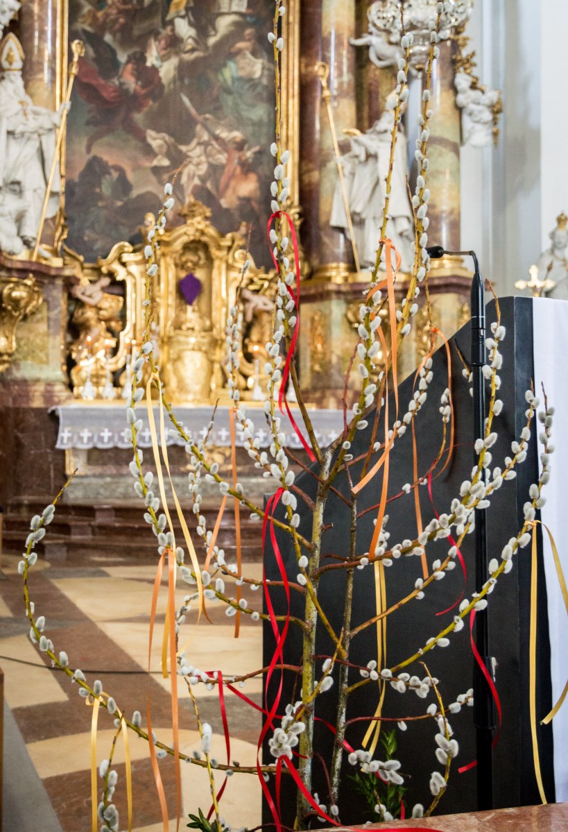 Palmsonntag in der Pfarrkirche Rott am Inn